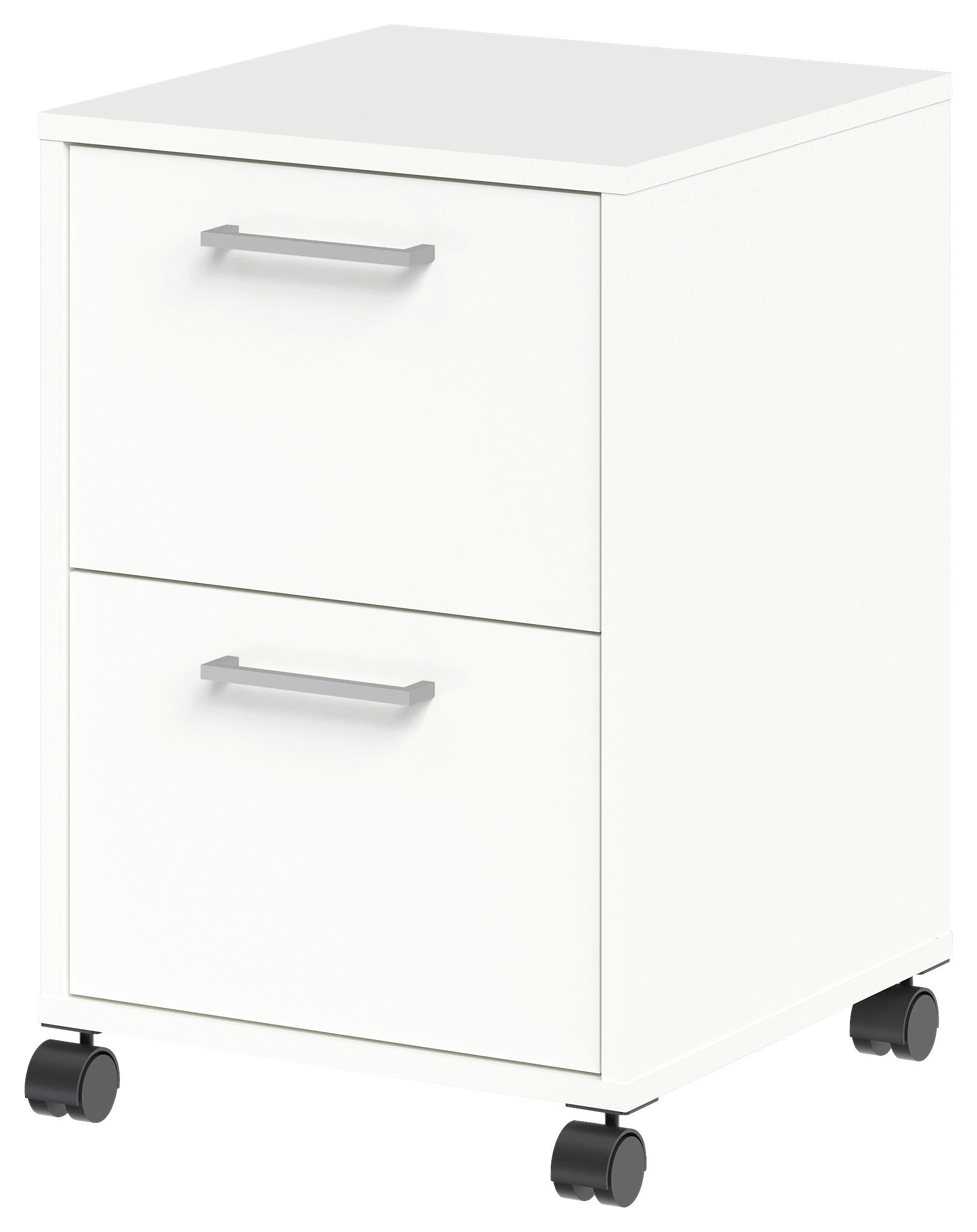 Rollcontainer  weiß B/H/T: ca. 38x57x39 cm Princeton_Rollcontainer 377-114 - weiß (38,00/57,00/39,00cm)