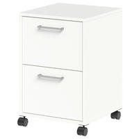 Rollcontainer  weiß B/H/T: ca. 38x57x39 cm Princeton_Rollcontainer 377-114 - weiß (38,00/57,00/39,00cm)