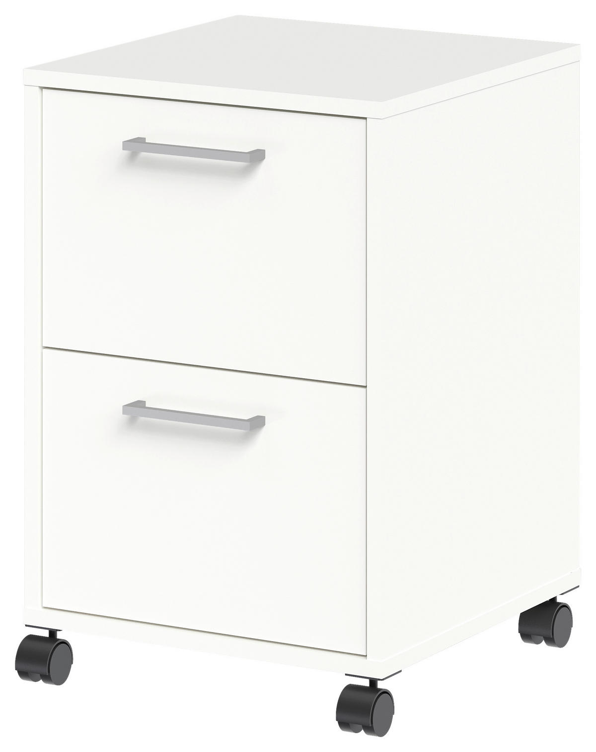 Rollcontainer  weiß B/H/T: ca. 38x57x39 cm Princeton_Rollcontainer 377-114 - weiß (38,00/57,00/39,00cm)