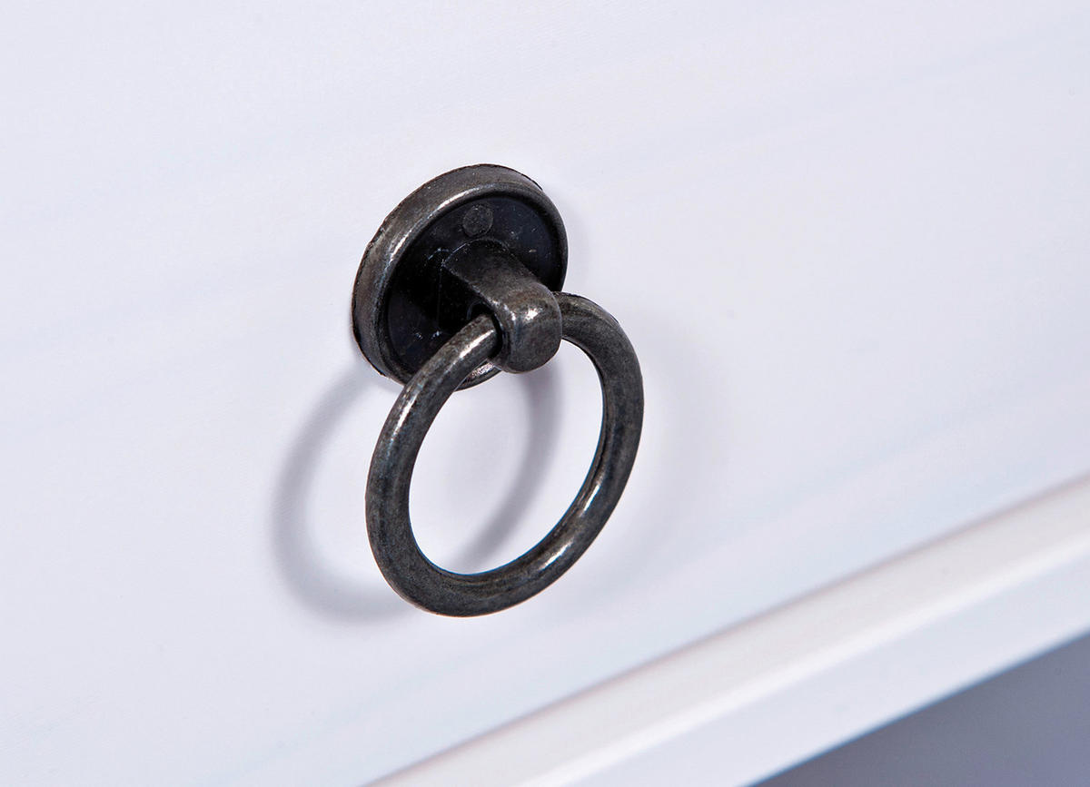 Inter Link Couchtisch Provence weiß Holz B/H/T: ca. 75x45x75 cm Provence - weiß (75,00/45,00/75,00cm) - Inter Link