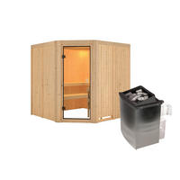 Karibu Sauna Ano Eck B/H/T: ca. 196x198x196 cm Ano Eck - (196,00/198,00/196,00cm) - Karibu