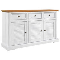 Kommode Breda B/H/T: ca. 154x89x42 cm Breda - weiß/honig (154,00/89,00/42,00cm)
