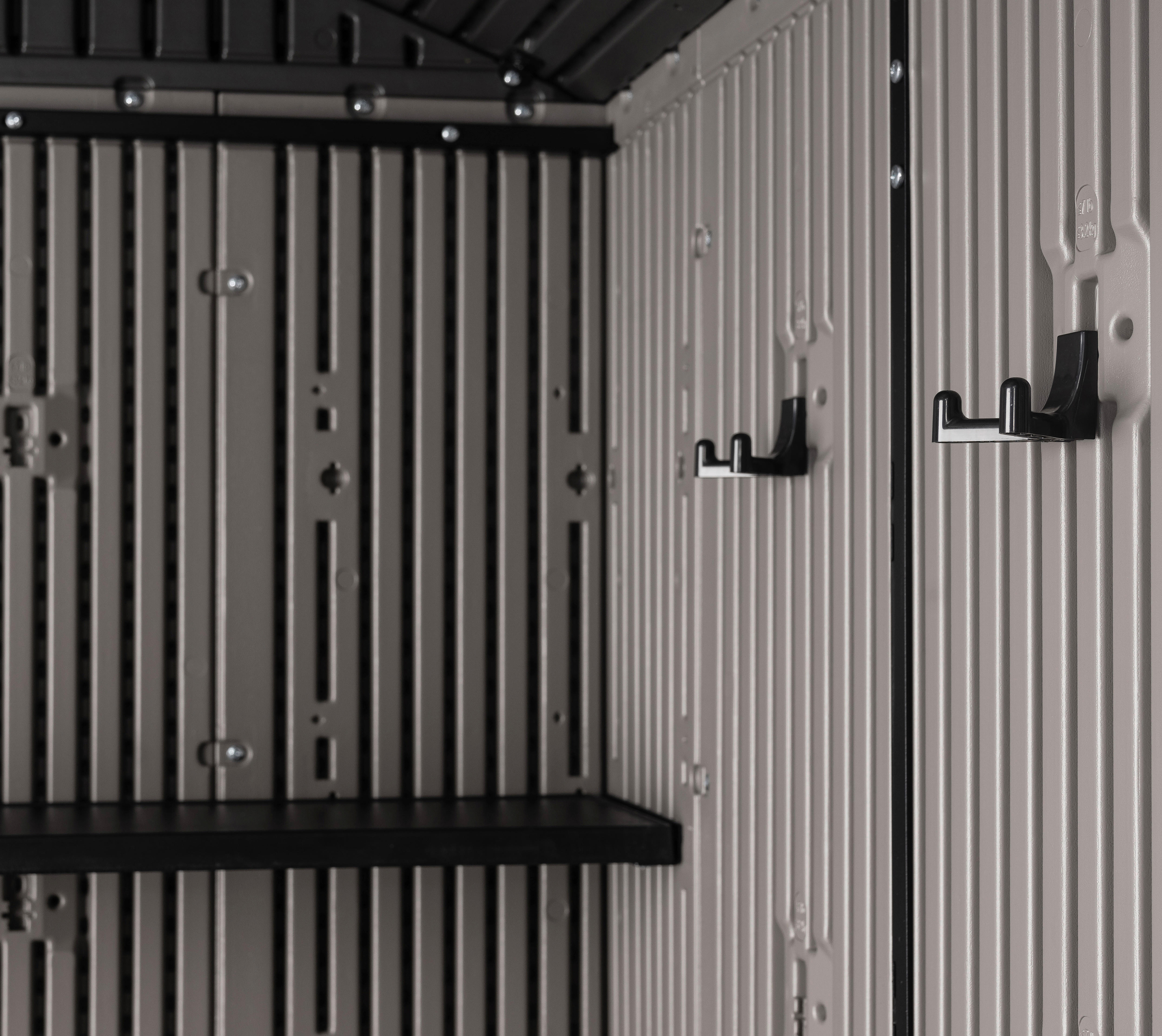 Thumbnail - Lifetime Gerätehaus Ohio grau B/H/L: ca. 283,5x264,4x214,1 cm