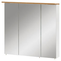 Spiegelschrank Padua grau Eiche Landhaus Nachbildung B/H/T: ca. 70,5x72,3x157,5 cm Padua - Eiche/grau (70,50/72,30/157,50cm) - Möbelpartner