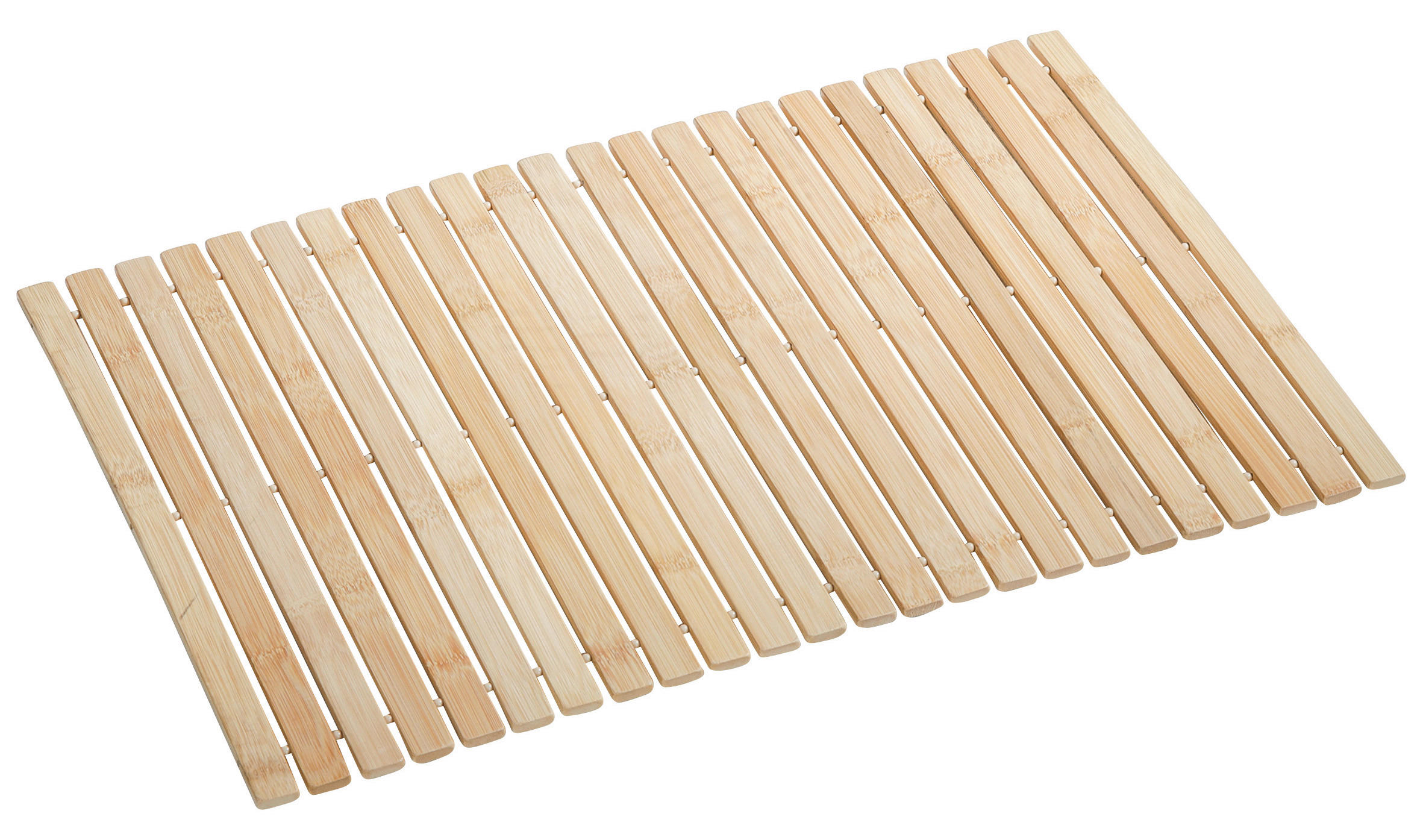 Badematte braun Bambus B/H/L: ca. 80x0,5x50 cm Badematte_Bonja_Wellness - braun (50,00/80,00/0,50cm) - Axentia