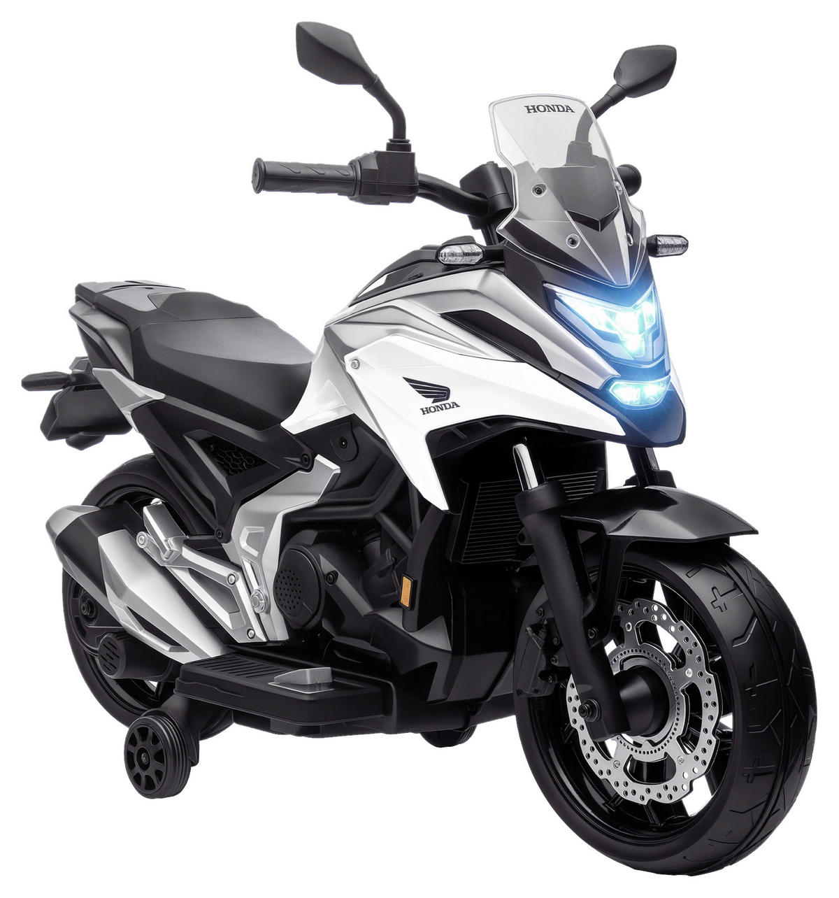 AIYAPLAY Kinder-Elektromotorrad weiß B/H/L: ca. 46x75x107 cm Kinder-Elektromotorrad - weiß (107,00/46,00/75,00cm) - AIYAPLAY
