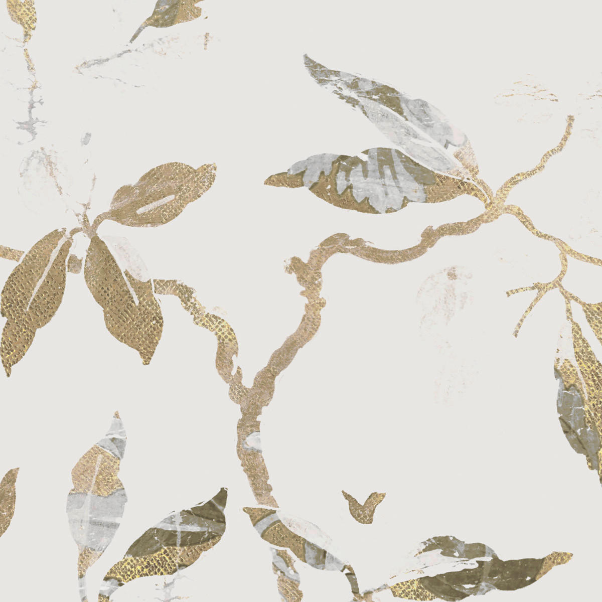 Komar Fototapete Golden Feathers B/L: ca. 300x280 cm Golden Feathers - (300,00/280,00cm) - Komar