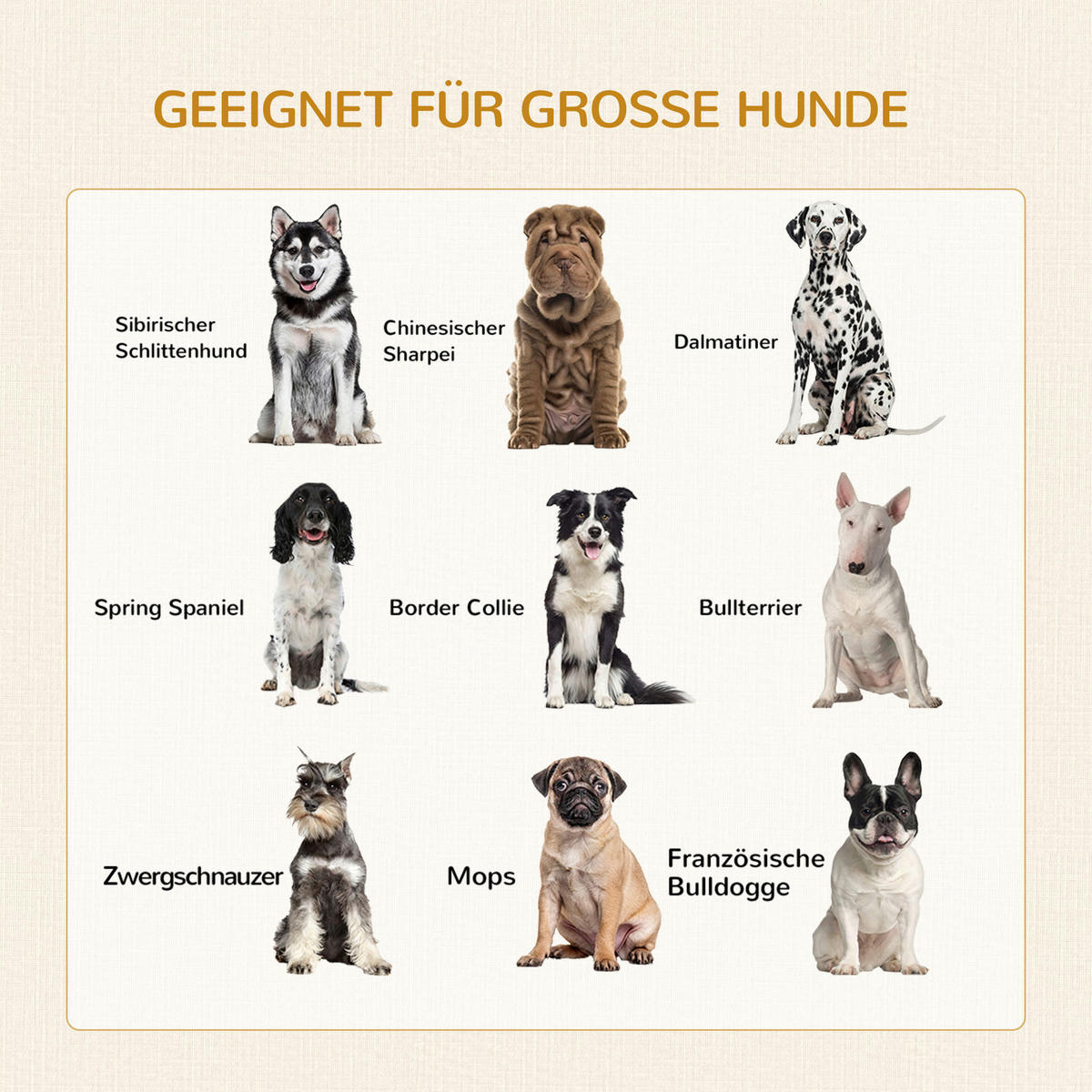 PawHut Hunde-Zubehör Eiche Polyester B/H/L: ca. 60x94x71,5 cm Hundekäfig - Eiche (71,50/60,00/94,00cm) - PawHut