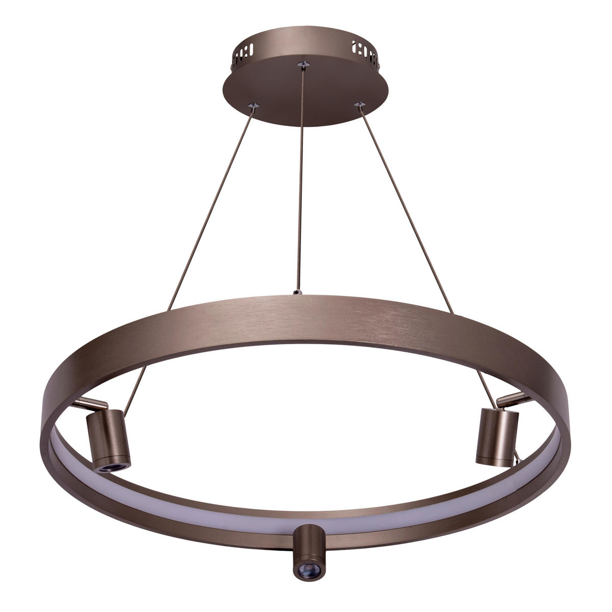 Näve Leuchten LED-Pendelleuchte stahlgrau Kunststoff Metall B/H/T/D: ca. 58x150x58x58 cm TRISTAN - stahlgrau (58,00/150,00/58,00cm) - Näve Leuchten