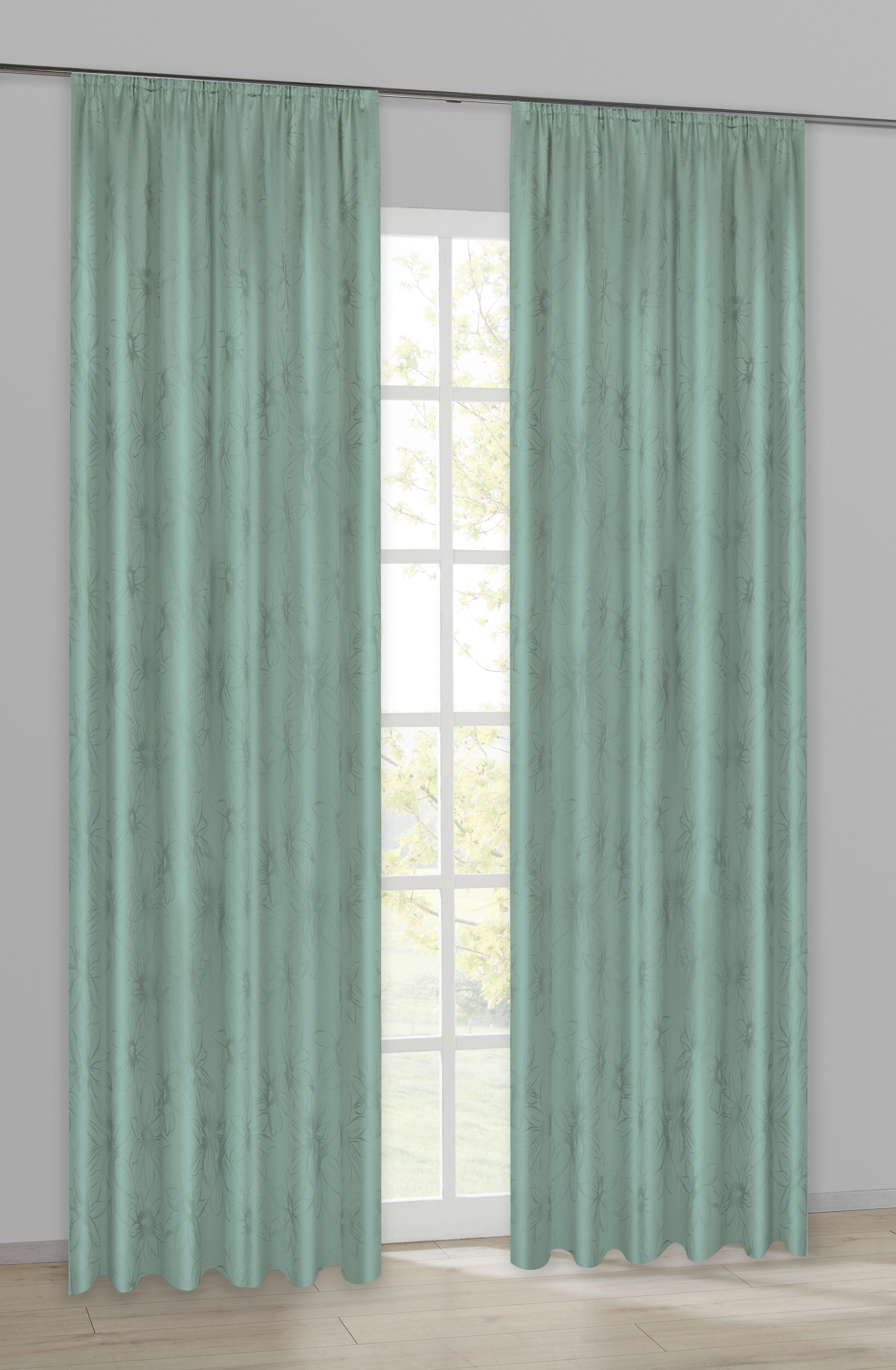 Dekovorhang Paradiso salbei B/L: ca. 140x245 cm Paradiso - salbei (140,00/245,00cm) - Acus