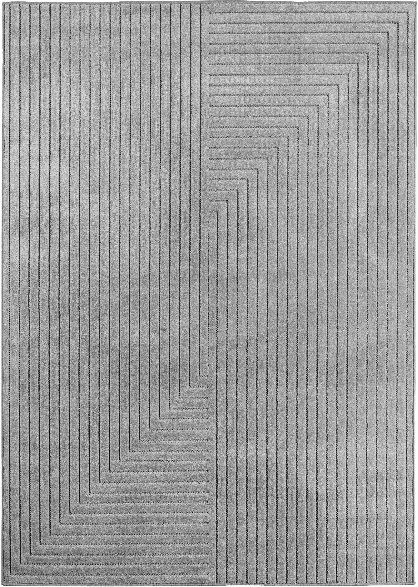 Ayyildiz In-/Outdoor-Teppich NOVA silber B/L: ca. 80x150 cm NOVA - silber (80,00/150,00cm) - Ayyildiz
