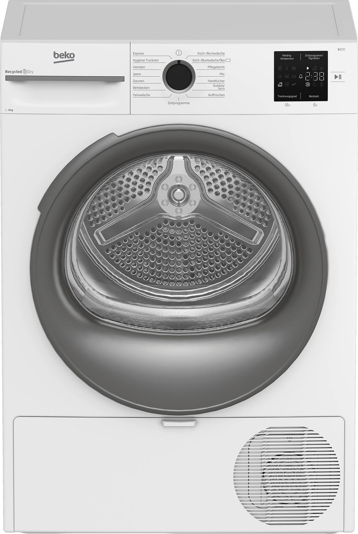 Beko Wärmepumpentrockner weiß B/H/T: ca. 59,8x84,6x60,7 cm ca. 9 kg Wärmepumpentrockner BM3T39210W1 - weiß (59,80/84,60/60,70cm) - Beko