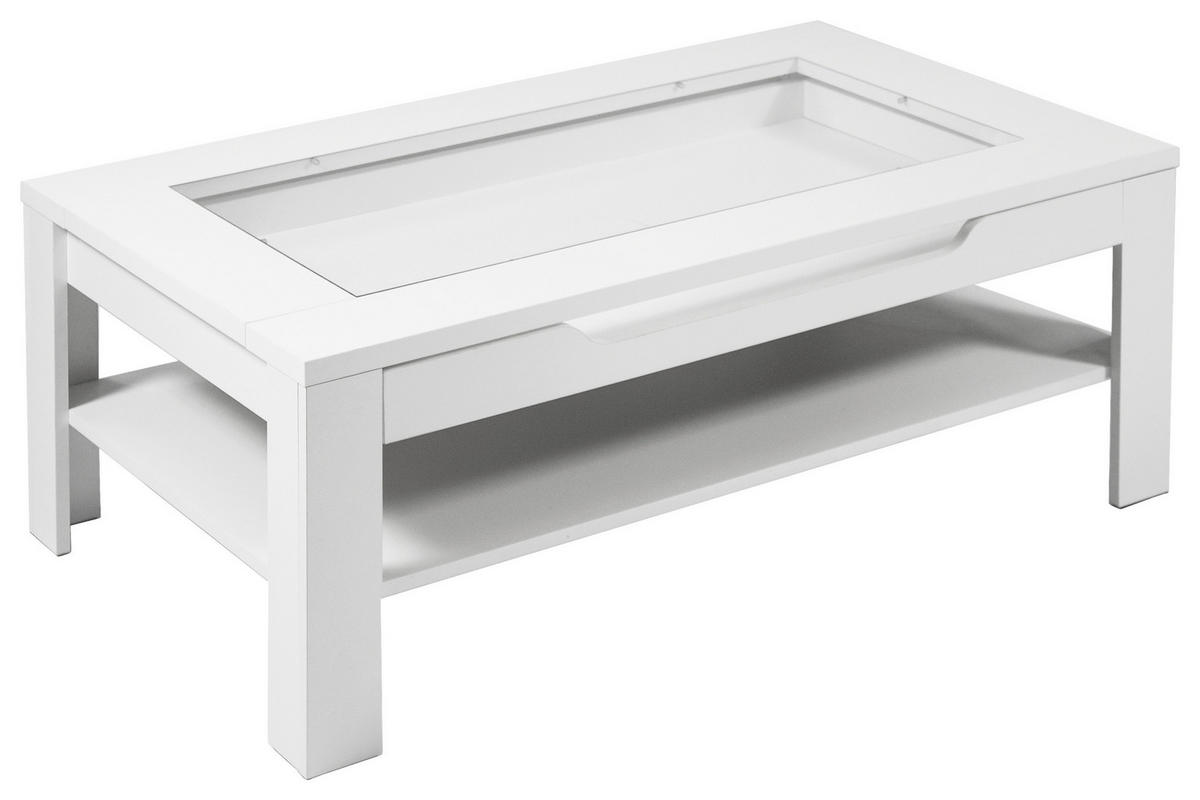 Couchtisch RALPH weiß B/H/T: ca. 110x43x67 cm RALPH - weiß (110,00/43,00/67,00cm) - byLIVING