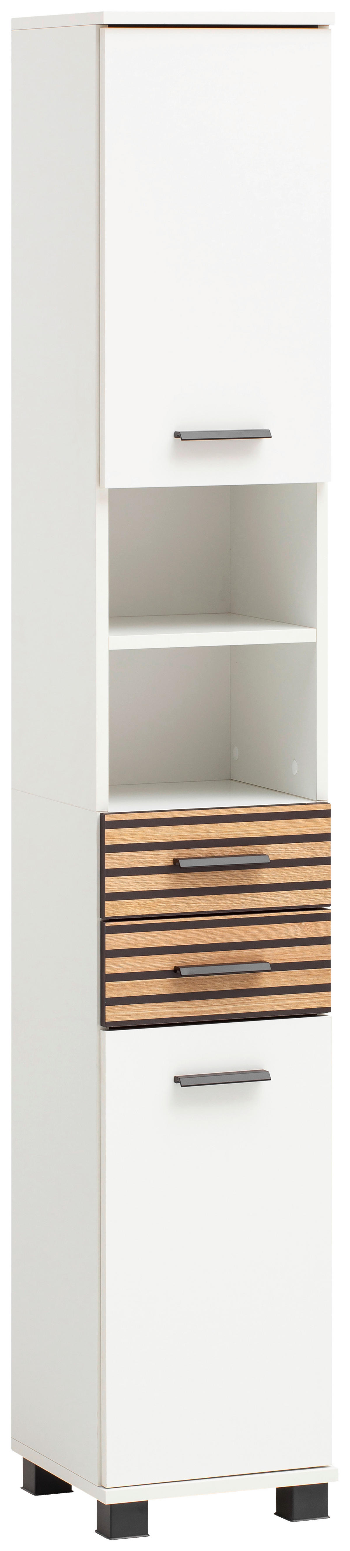 Hochschrank Katta weiß matt B/H/T: ca. 30,3x180,9x32,6 cm Katta - weiß (30,30/180,90/32,60cm) - Schildmeyer