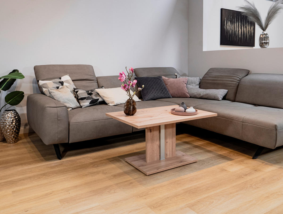 Couchtisch Alena Eiche B/H/T: ca. 60x46x90 cm Alena - Eiche (60,00/46,00/90,00cm)