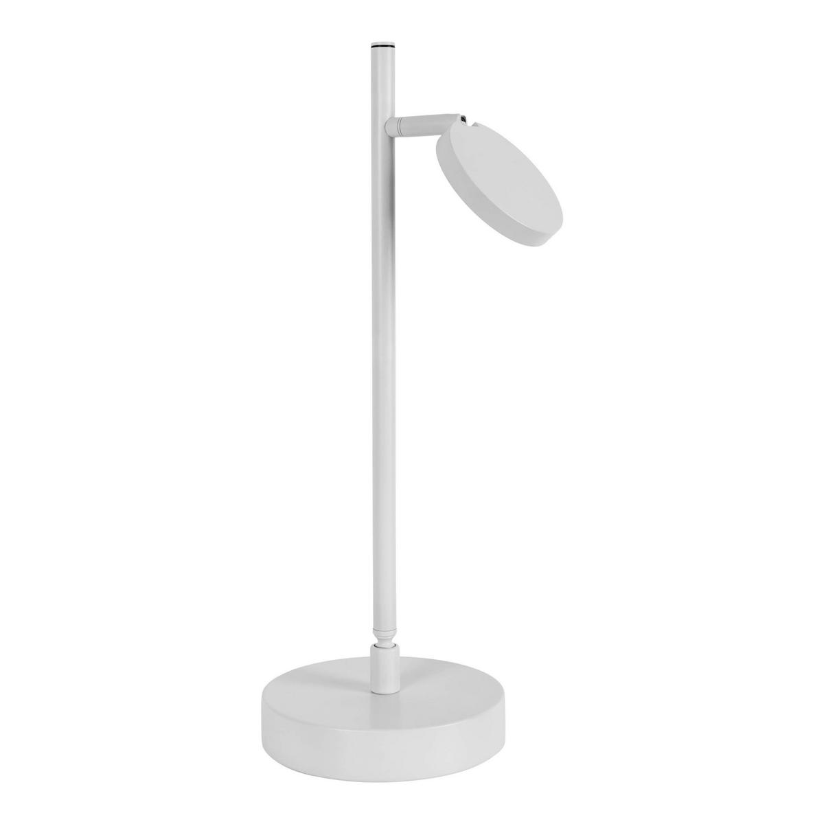 Näve Leuchten LED-Tischleuchte weiß Kunststoff Metall B/H/T: ca. 22,6x45x16 cm LUPA - weiß (22,60/45,00/16,00cm) - Näve Leuchten