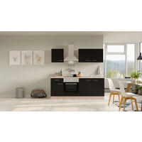Küchenblock Elva anthrazit B/H/T: ca. 210x200x60 cm Elva - Eiche/anthrazit (210,00/200,00/60,00cm) - Flex-Well