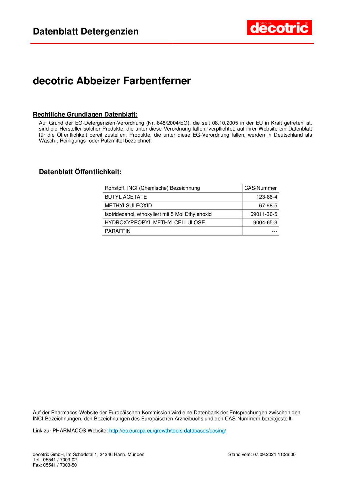 Abbeizer ca. 0,75 l Abbeizer_rasant 750ml - (750ml) - decotric
