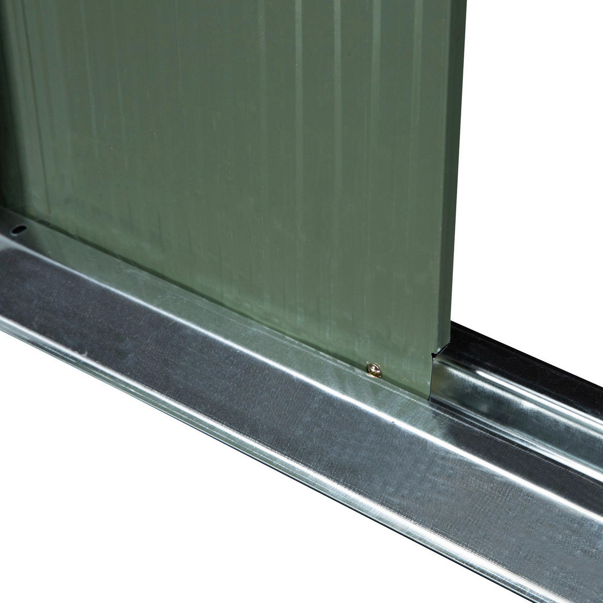 Outsunny Gartenschrank grün Stahl B/H/T: ca. 277x173x130 cm Gartenschrank mit Schiebetür - grün (277,00/173,00/130,00cm) - Outsunny
