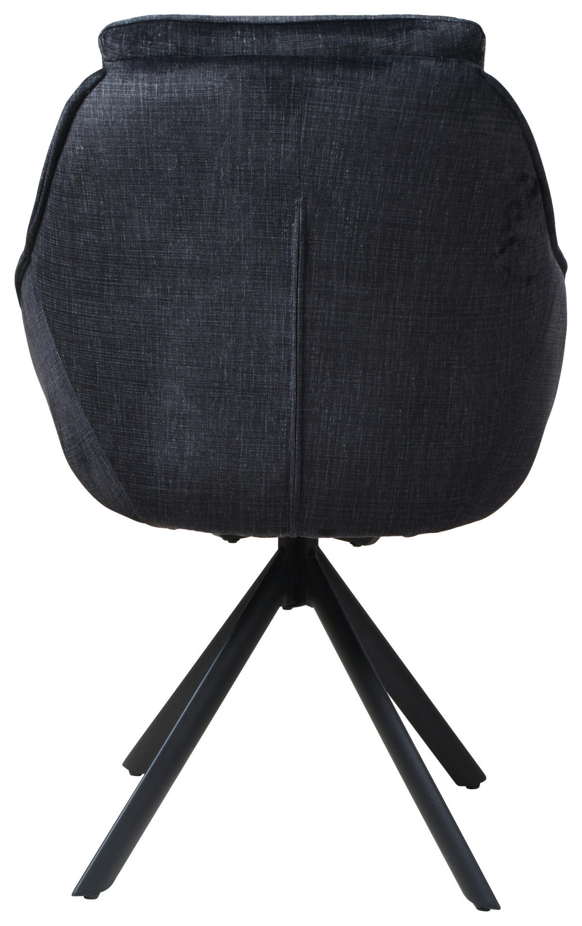 Drehstuhl Brisbane anthrazit Samt B/H/T: ca. 62x92x59 cm Brisbane - schwarz/anthrazit (62,00/92,00/59,00cm)