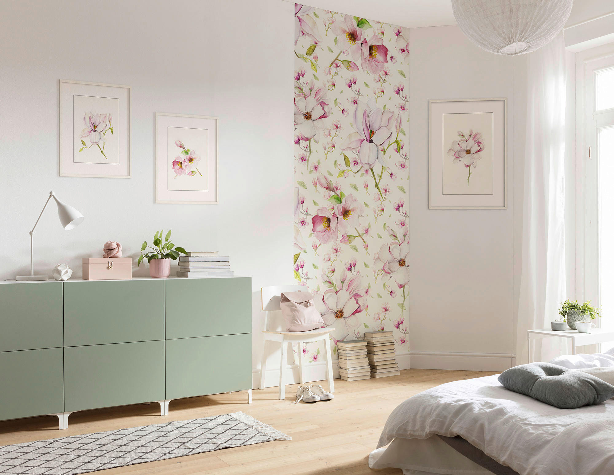 Komar Fototapete Magnolia Panel B/L: ca. 100x250 cm Magnolia Panel - (100,00/250,00cm) - Komar