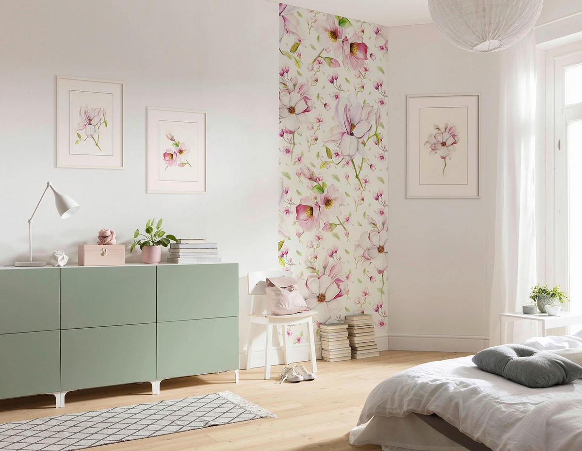 Komar Fototapete Magnolia Panel B/L: ca. 100x250 cm Magnolia Panel - (100,00/250,00cm) - Komar