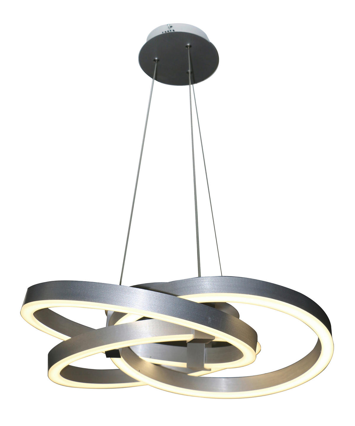 Näve Leuchten Pendelleuchte 6107960 Alu Kunststoff Metall B/H/T: ca. 58x120x58 cm null 3 Brennstellen Divora - Alu (58,00/120,00/58,00cm) - Näve Leuchten