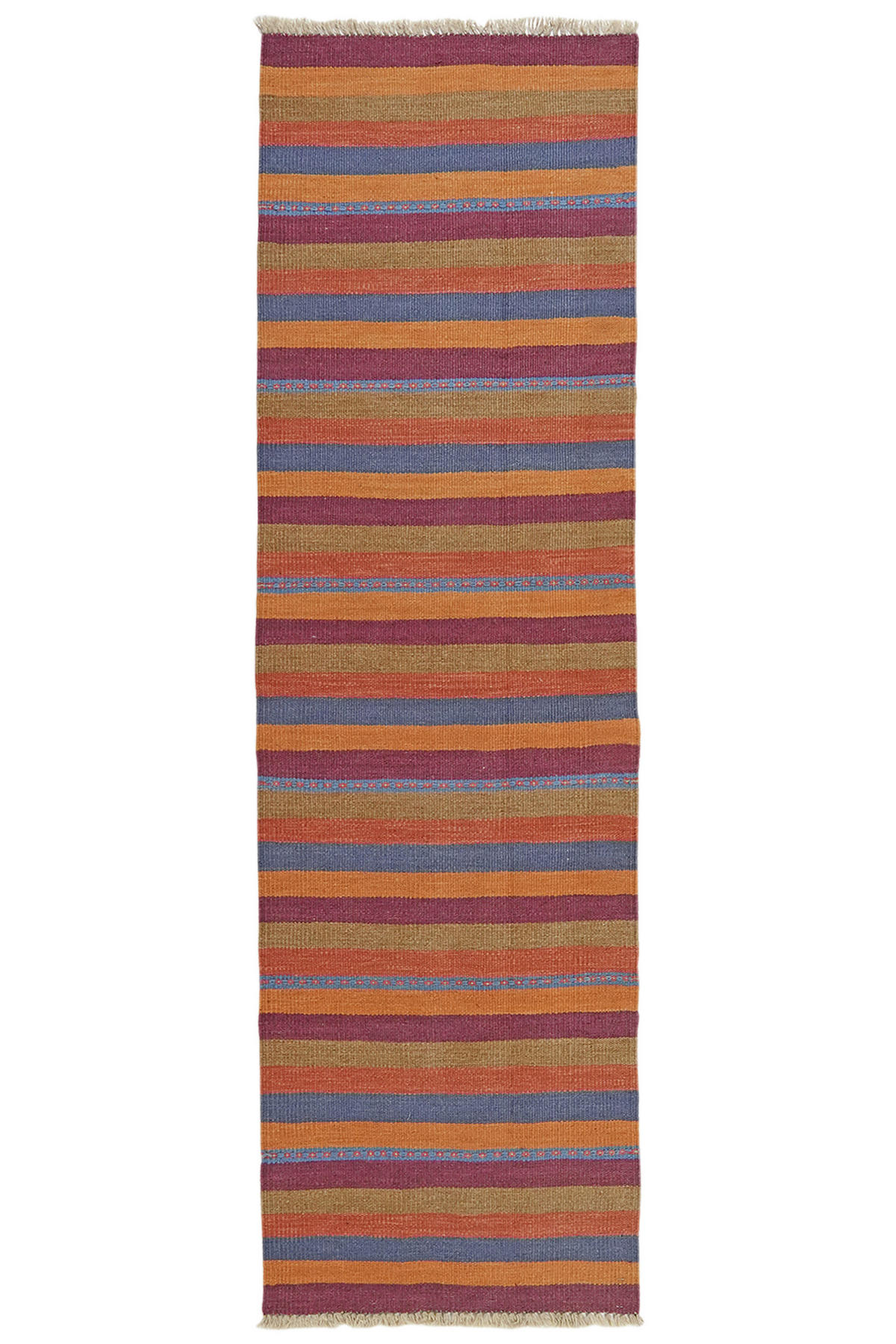 Teppich multicolor B/L: ca. 60x202 cm Teppich Kelim Gashgai - multicolor (60,00/202,00cm)