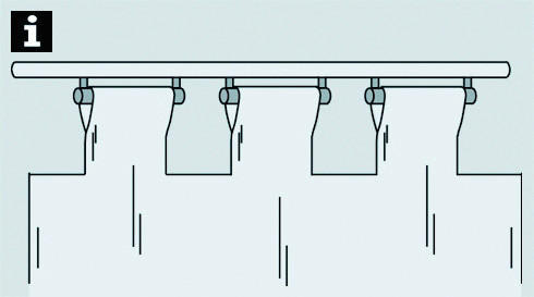Schlaufengleiter Schlaufengleiter_8erPack - weiß (5,00cm) - Boviva
