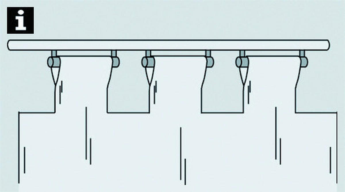 Schlaufengleiter Schlaufengleiter_8erPack - weiß (5,00cm) - Boviva