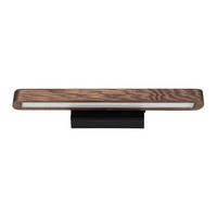 Britop Lighting Wandleuchte 25716104 Forestier schwarz nussbaum Metall Kiefer B/T: ca. 40x3 cm Forestier - nussbaum/schwarz (40,00/3,00cm) - Britop Lighting