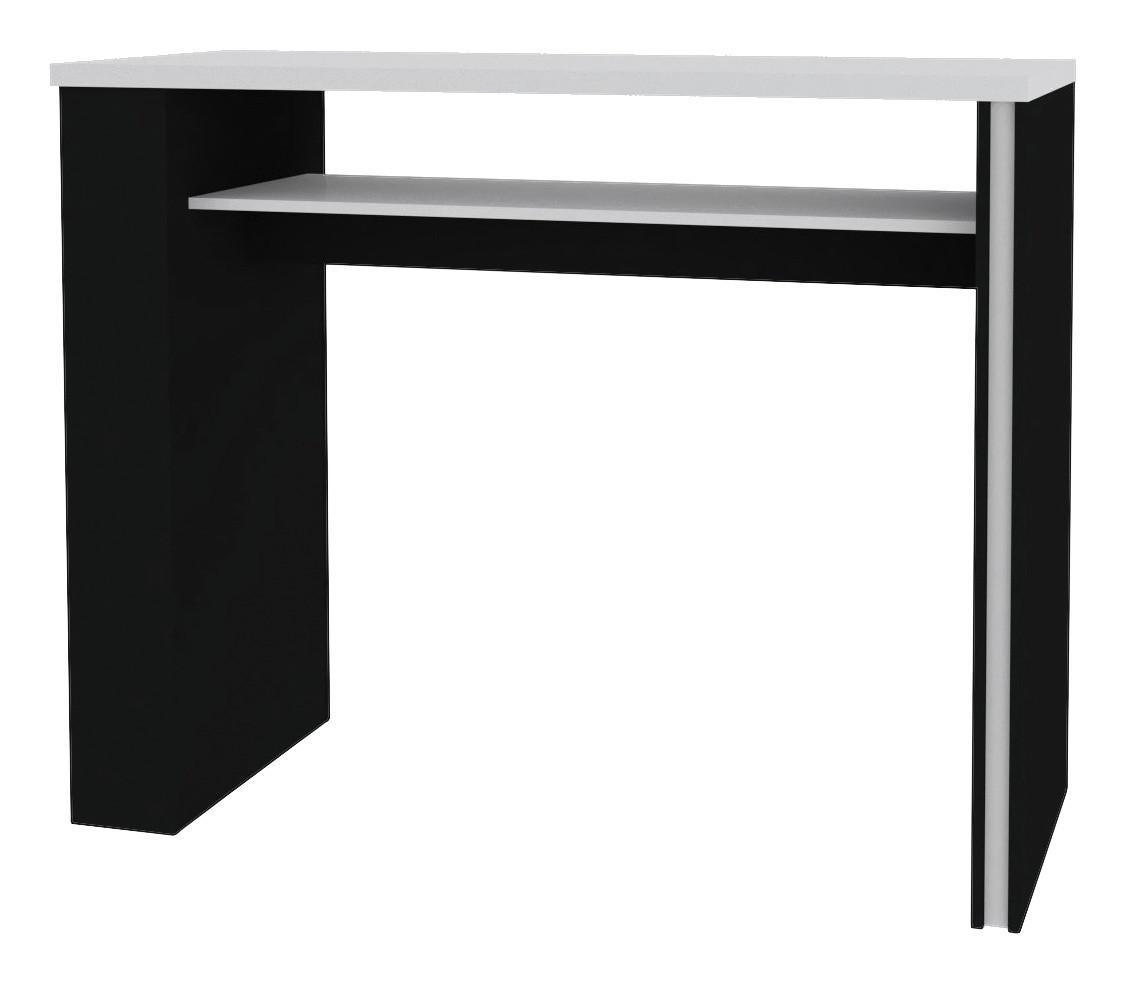 Bartisch Jamas schwarz weiß Spanplatte B/H/T: ca. 138x110x55 cm Jamas - weiß/schwarz (138,00/110,00/55,00cm)