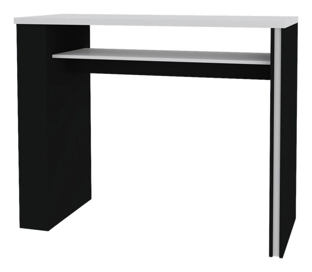 Bartisch Jamas schwarz weiß Spanplatte B/H/T: ca. 138x110x55 cm Jamas - weiß/schwarz (138,00/110,00/55,00cm)
