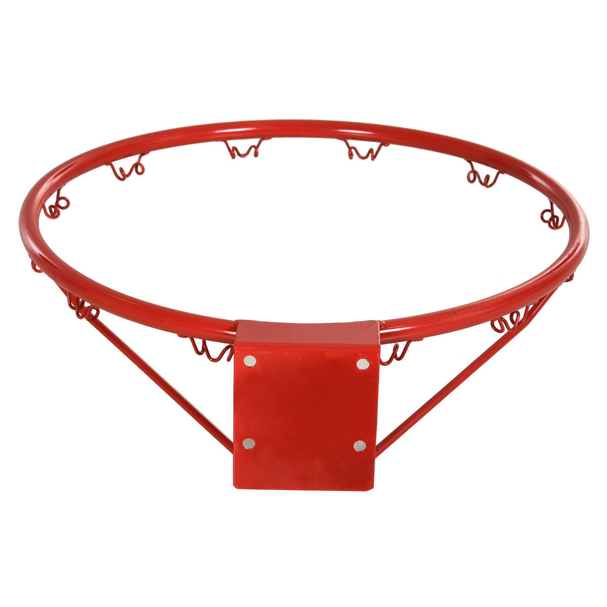 HOMCOM Basketballkorb rot H/D: ca. 46x46 cm Basketballkorb - blau/weiß (46,00/46,00cm) - HOMCOM