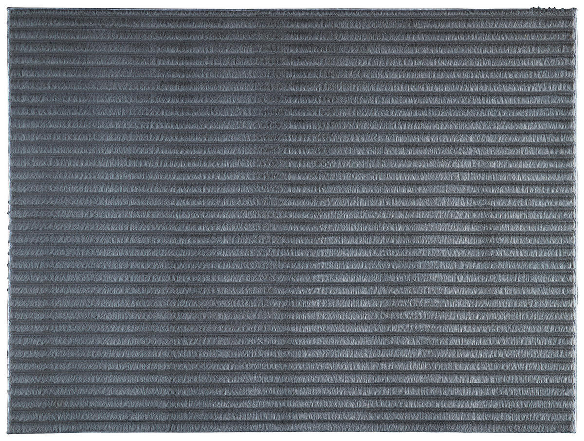 Fellimitat Stripy anthrazit B/L: ca. 200x280 cm Stripy - anthrazit (200,00/280,00cm)