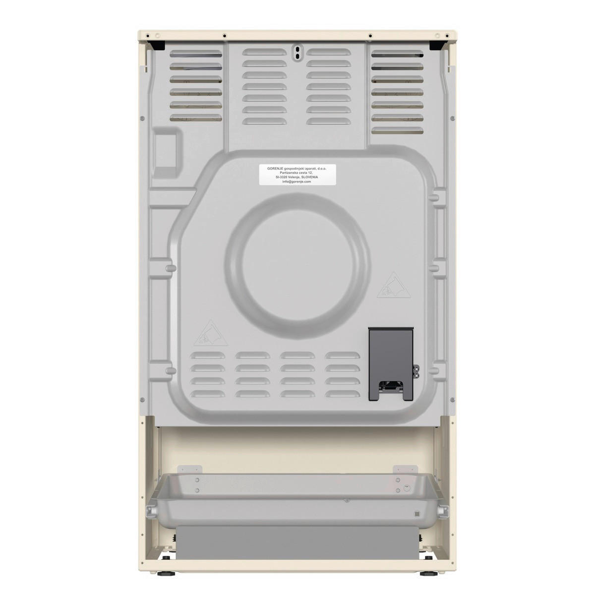 Gorenje Stand-Elektroherd GECS5B70CLI creme B/H/T: ca. 50x85x59,4 cm Stand-Elektroherd GECS5B70CLI - creme (50,00/85,00/59,40cm) - Gorenje