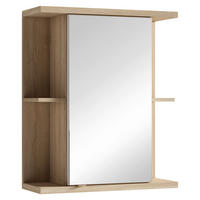 Spiegelschrank NEBRASKA Eiche Nachbildung B/H/T: ca. 60x70x25 cm NEBRASKA - Eiche (60,00/70,00/25,00cm) - byLIVING