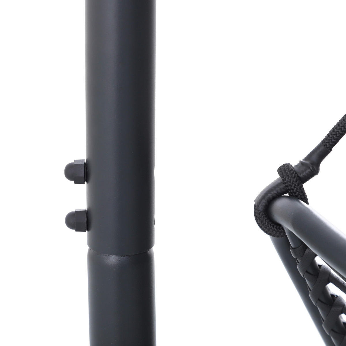 POCOline Gartenstuhl dunkelgrau Stahl Hängesessel - dunkelgrau - POCOline