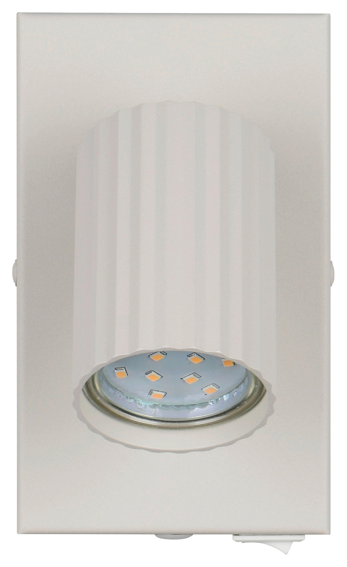 Reality Leuchten Spots grau Metall B/H/L: ca. 9x15x14,5 cm GU10 1 Brennstellen Spot_Soka_1 - grau (14,50/9,00/15,00cm) - Reality Leuchten