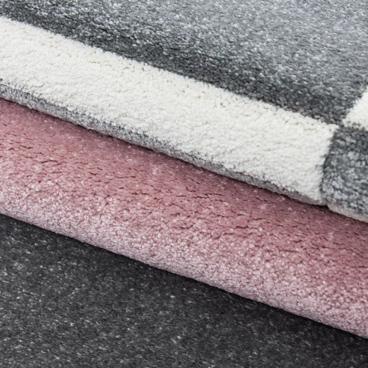 Ayyildiz Teppich HAWAII pink B/L: ca. 240x340 cm HAWAII - pink (240,00/340,00cm) - Ayyildiz