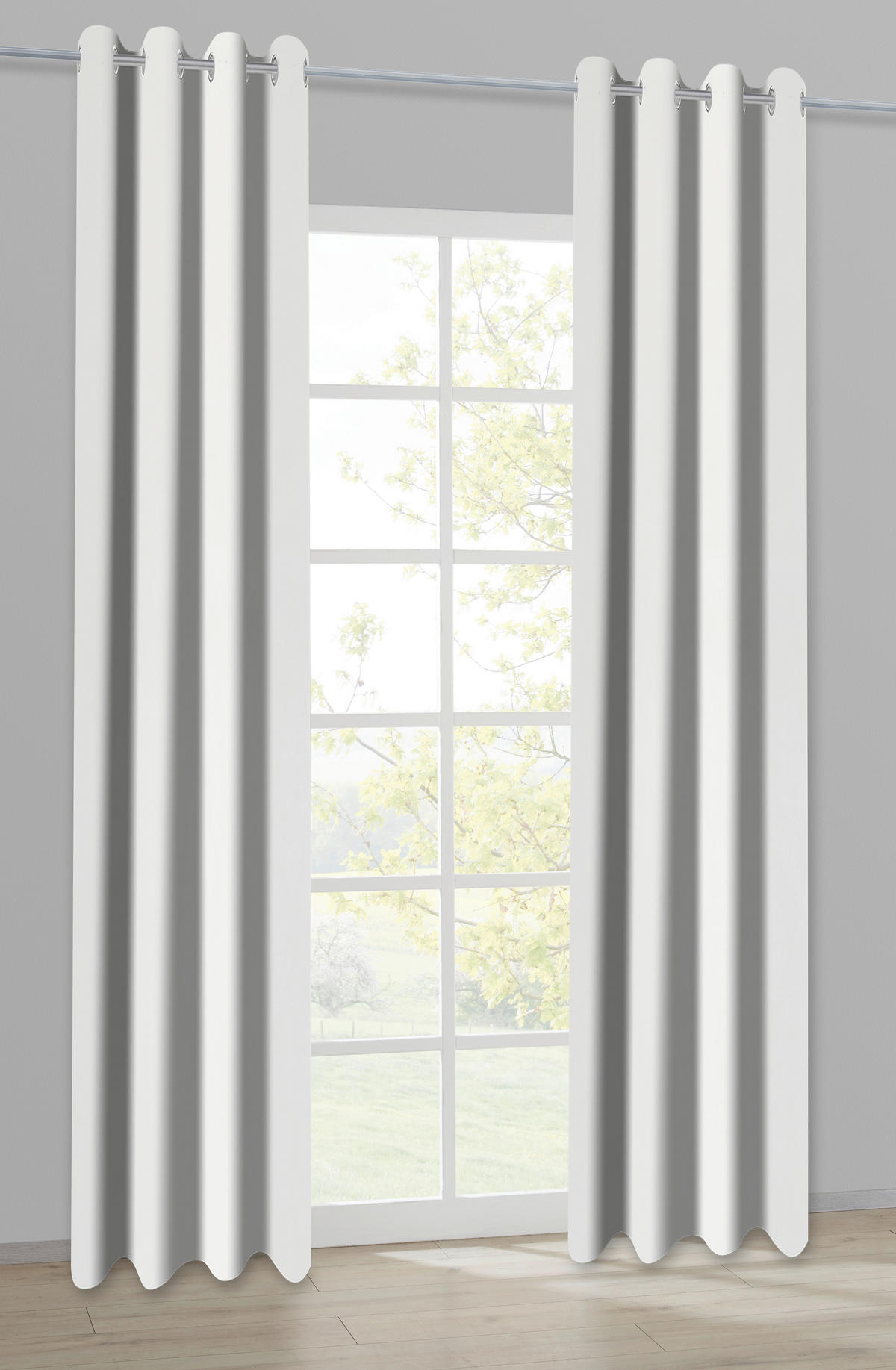 Ösenvorhang Samt beige B/L: ca. 135x245 cm Samt - beige (135,00/245,00cm)