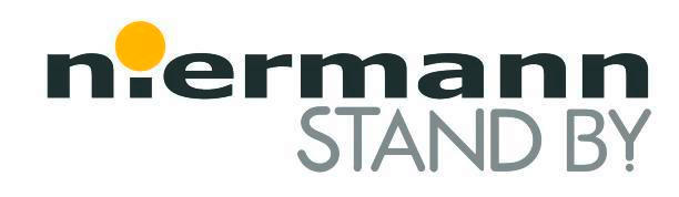 Niermann Mobilehalter zum Klemmen B/H/L: ca. 11x6x35 cm zum Klemmen - weiß (35,00/11,00/6,00cm) - Niermann