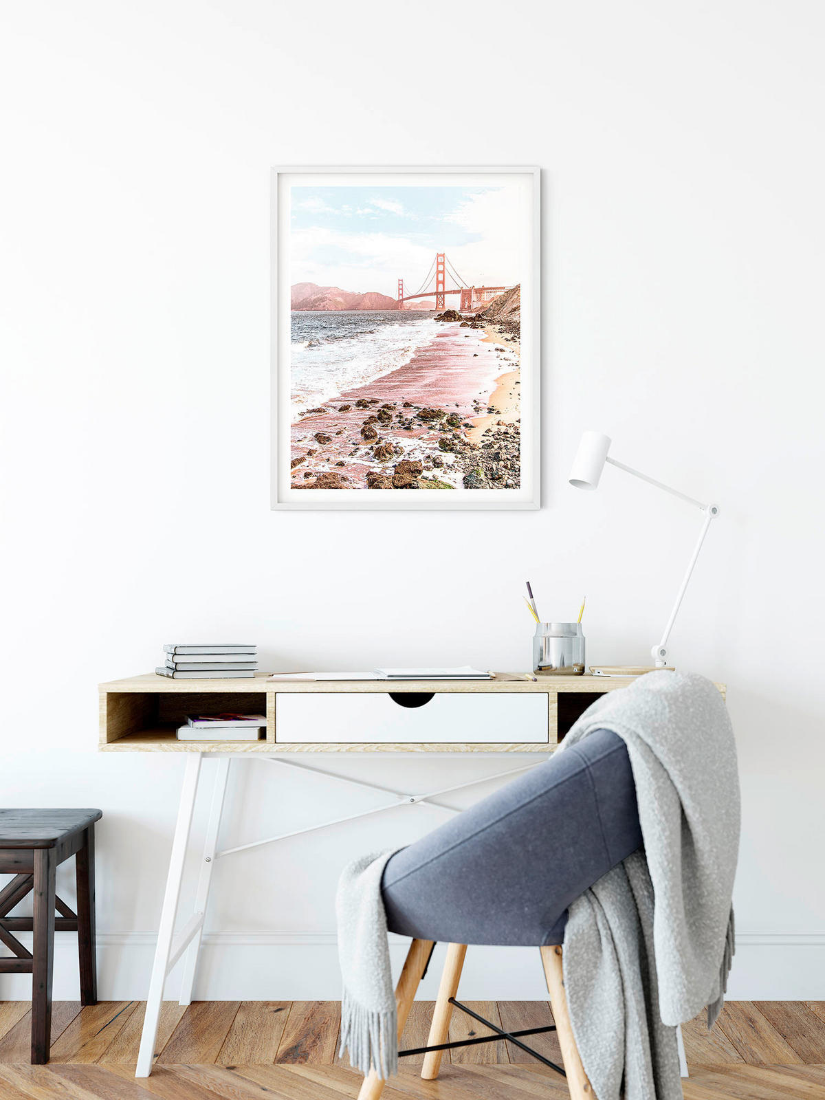 Komar Poster Golden Gate Brücke B/L: ca. 40x50 cm Golden Gate - (40,00/50,00cm) - Komar