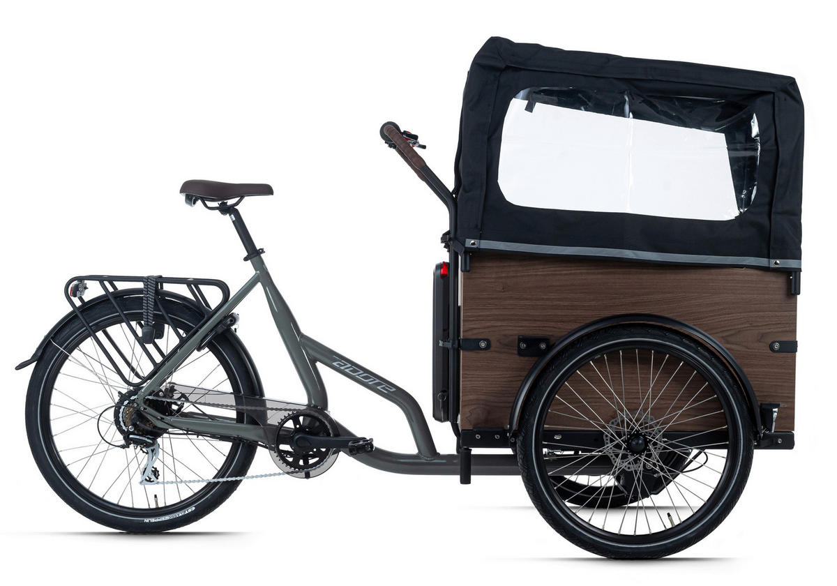 Adore E-Bike Urban Deluxe 259E 24 Zoll Rahmenhöhe 56 cm 7 Gänge grau grau ca. 250 W ca. 24 Zoll Urban Deluxe - grau - Adore