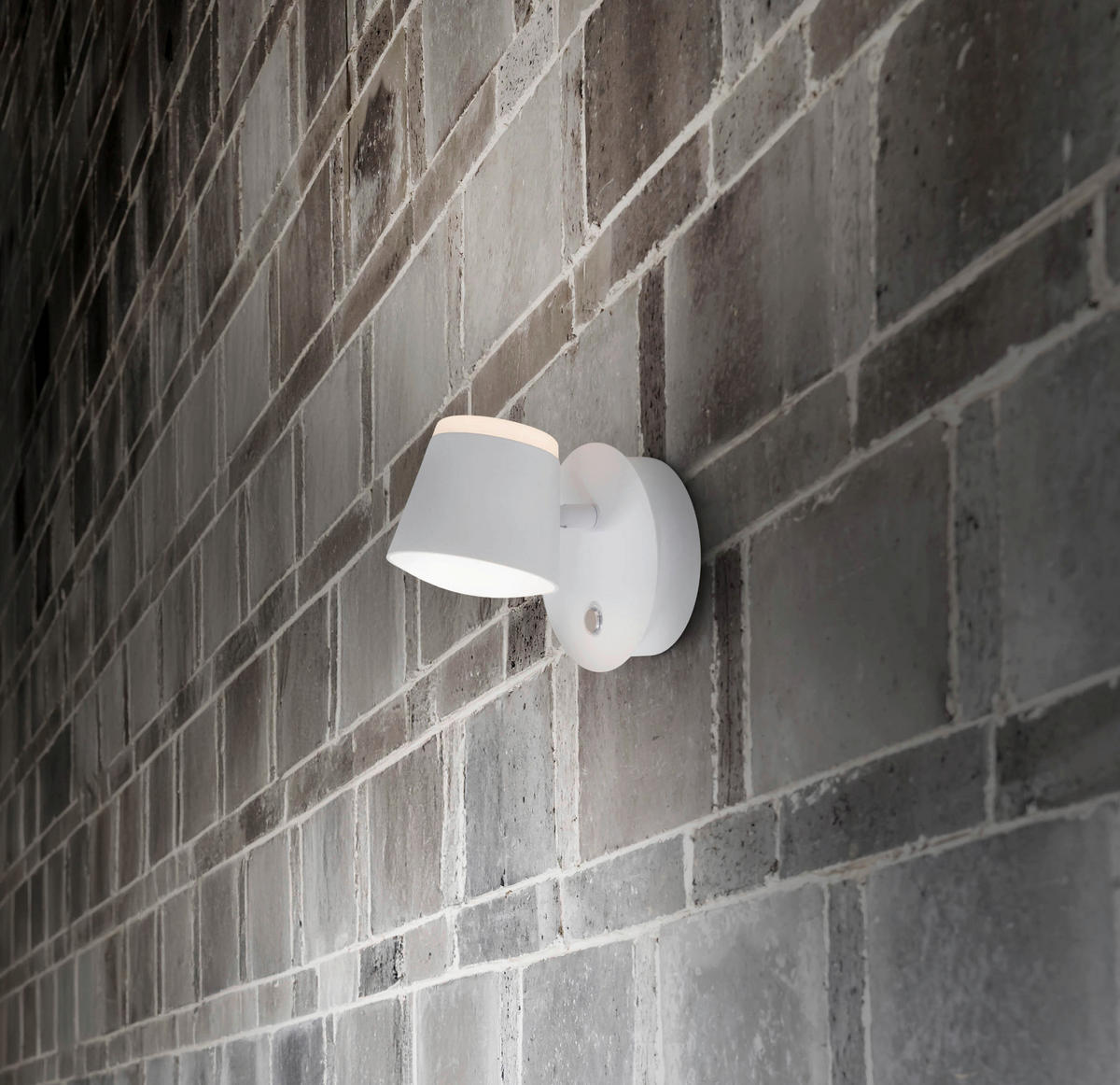 Näve Leuchten LED-Wandleuchte weiß Metall Kunststoff B/H/T: ca. 12x12x14,5 cm TONDO - weiß (12,00/12,00/14,50cm) - Näve Leuchten