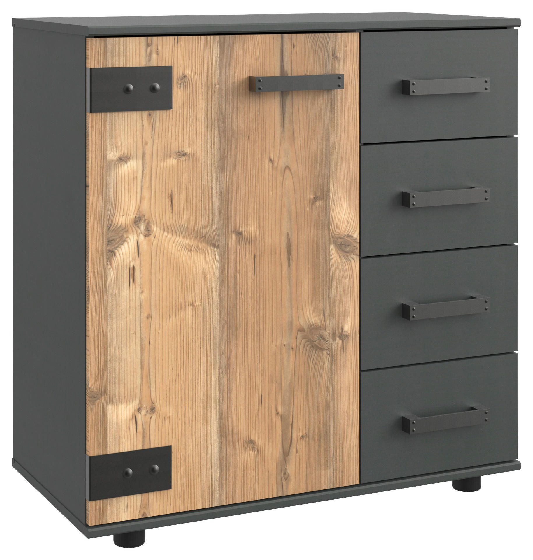 Kombikommode Stockholm  B/H/T: ca. 81x83x41 cm Stockholm - (81,00/83,00/41,00cm)