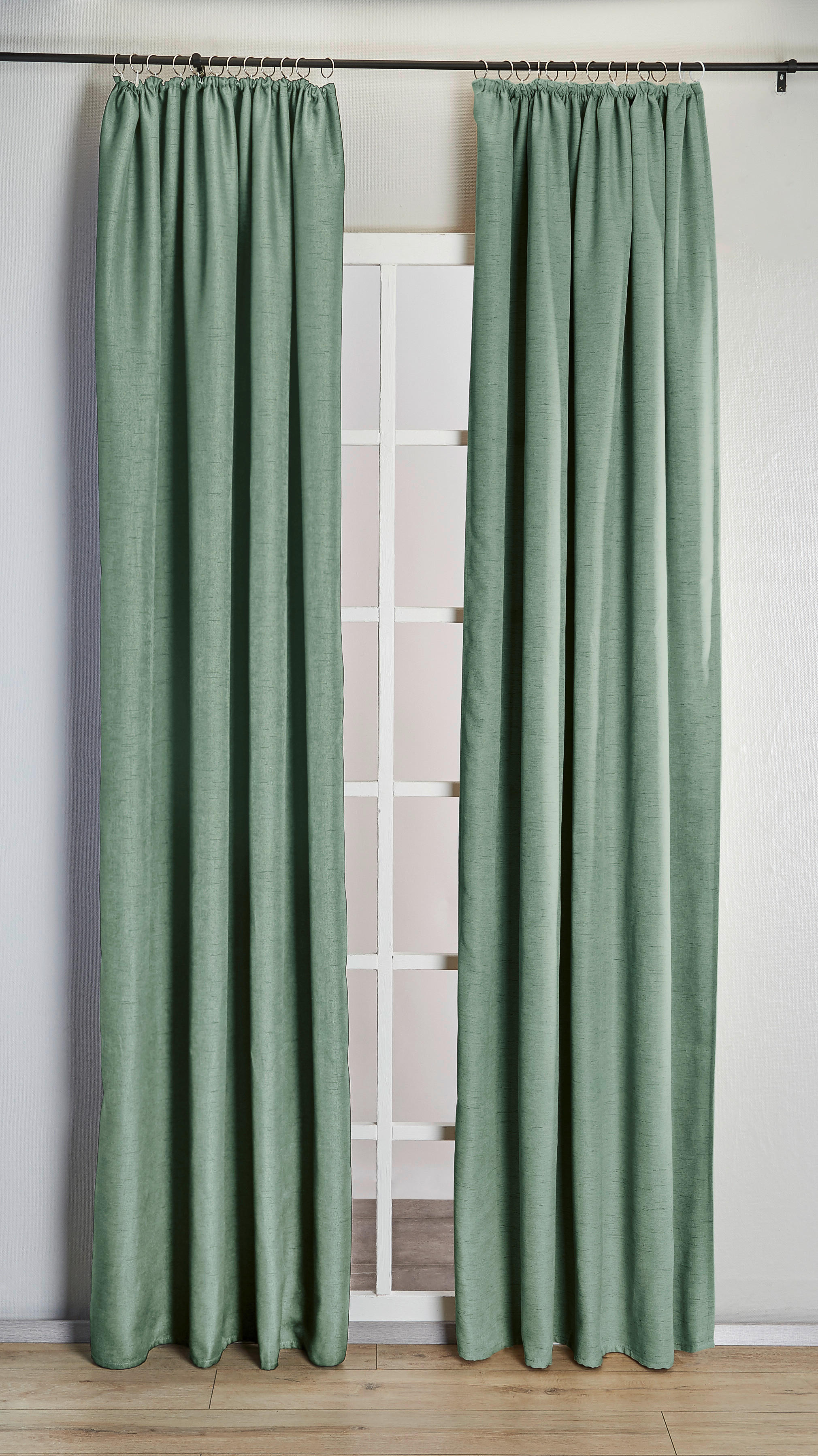 Verdunklungsvorhang Henry salbei B/L: ca. 135x245 cm Henry - salbei (135,00/245,00cm) - silver edition