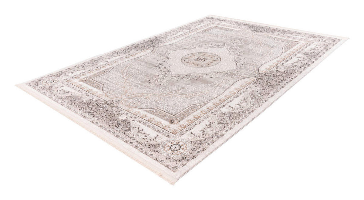 360Living Teppich Akropolis grau B/L: ca. 80x150 cm Akropolis - silber/grau (80,00/150,00cm) - 360Living