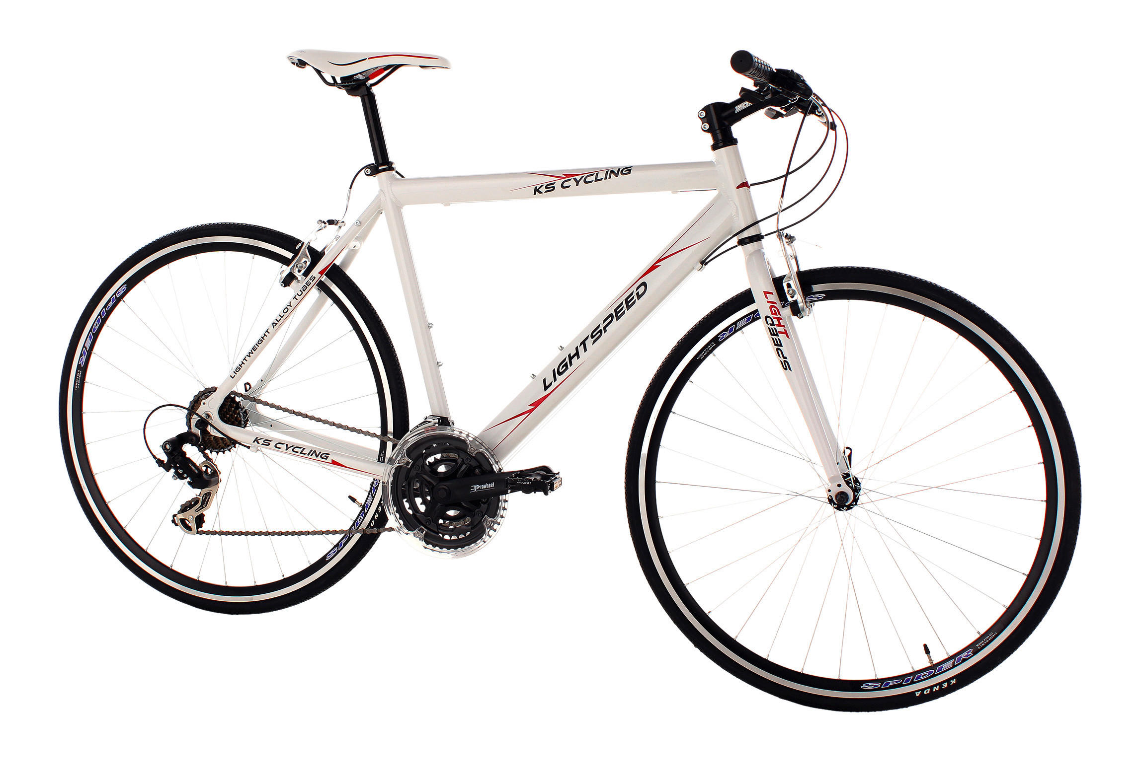 KS-Cycling Fitnessrad Lightspeed 277B  28 Zoll Rahmenhöhe 58 cm 21 Gänge weiß weiß ca. 28 Zoll Lightspeed - weiß - KS-Cycling