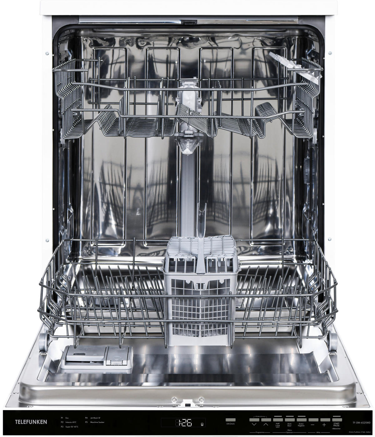 Telefunken Geschirrspüler TF-DW-6S25WD weiß B: ca. 60 cm Geschirrspüler TF-DW-6S25WD - weiß (60,00cm) - Telefunken